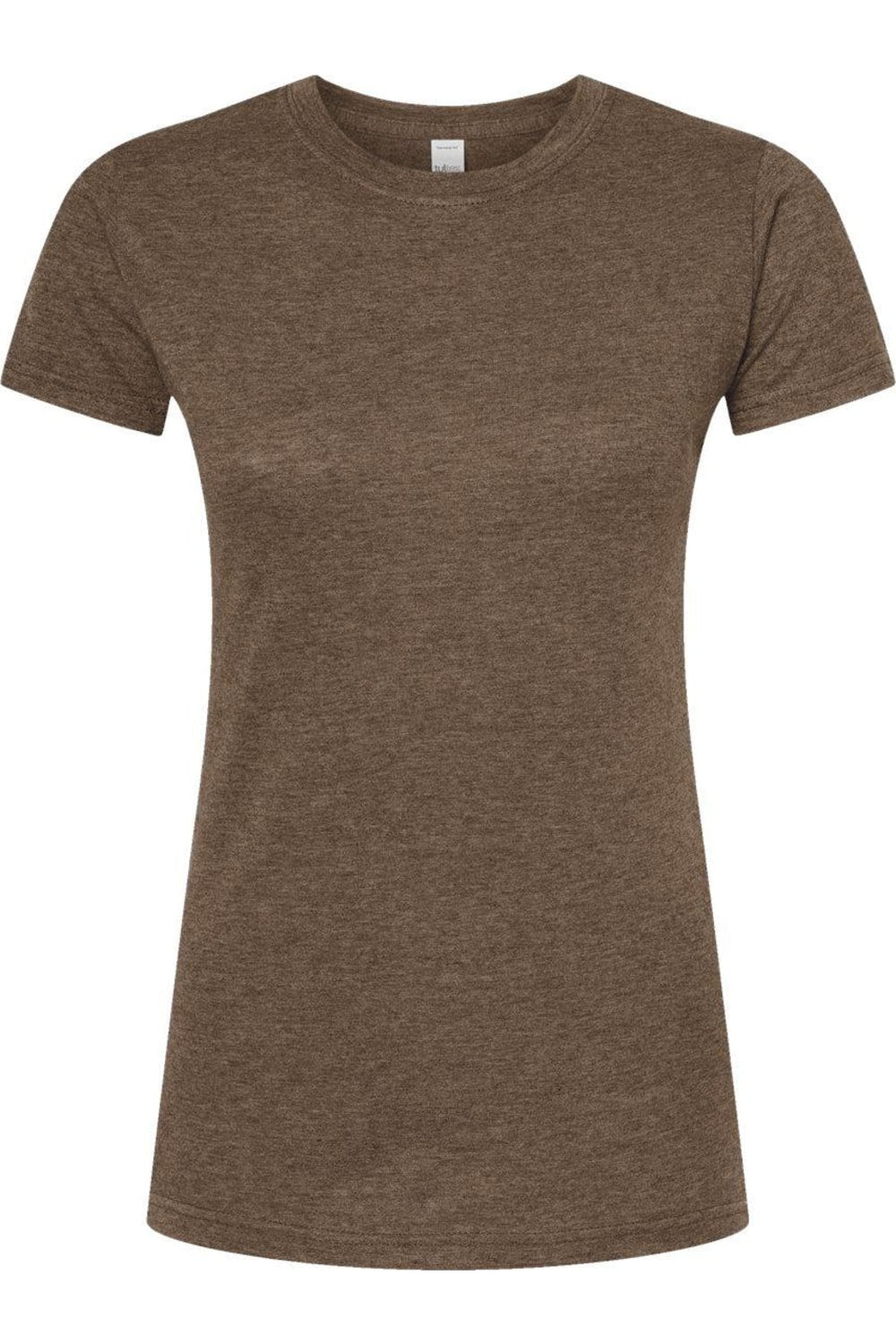 

Футболка Tultex женская облегающая Poly-Rich, цвет heather brown