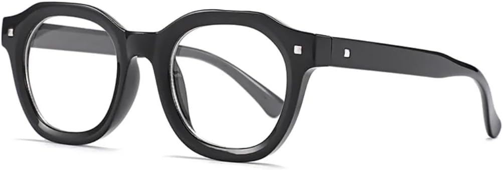 

Роскошные солнцезащитные очки большого размера с поляризацией для женщин и мужчин, винтажные, в стиле панк, хип-хоп, с заклепками, солнцезащитные очки UV400 SZVVBKK, Black Clear