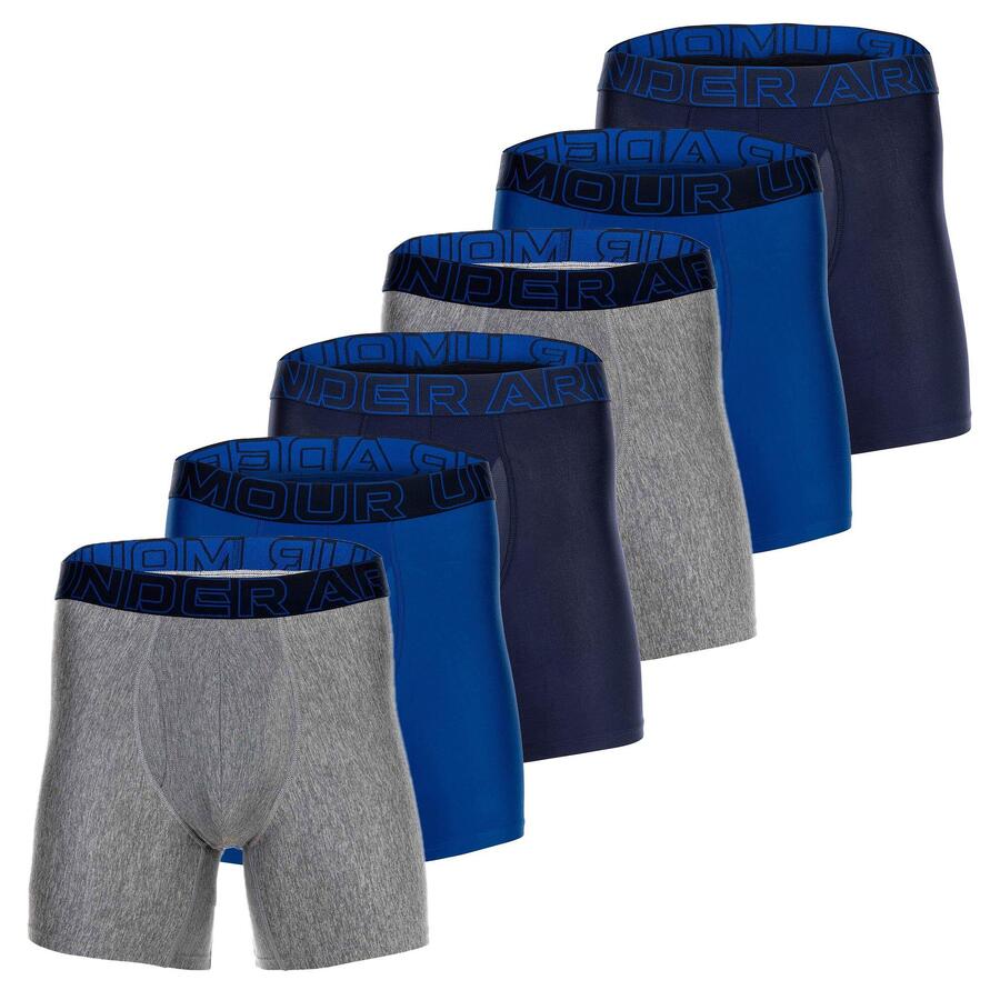 

UNDER ARMOUR Мужские боксеры, упаковка из 6 пар, облегающие фигуру, UA PERFORMANCE TECH - SOLID 6 в 6 шт.