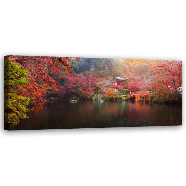 

Картина арт-принт KUNSTLOFT Pavilion Autumn Serenity, красный