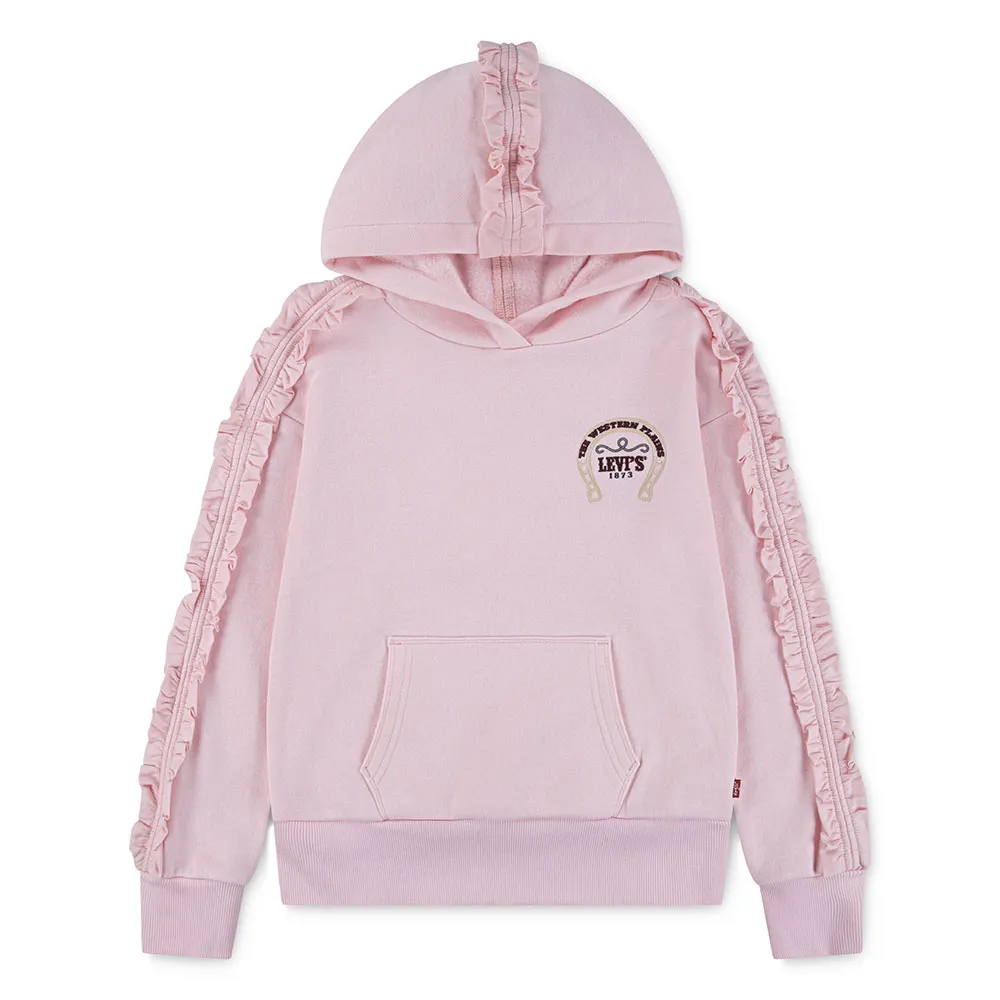 

Худи Levi's Pullover With Ruffle, розовый