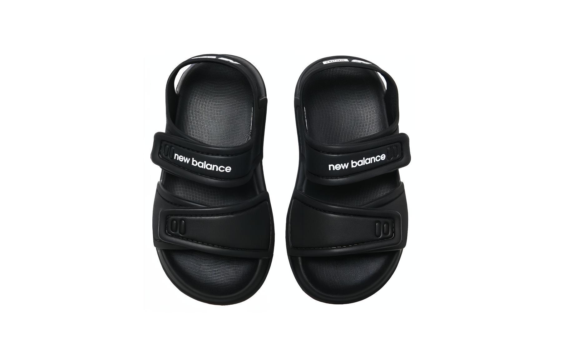 Сандалии SPSD V1 A1, износостойкие, низкие, для малышей и младенцев New Balance, черный — фото 4