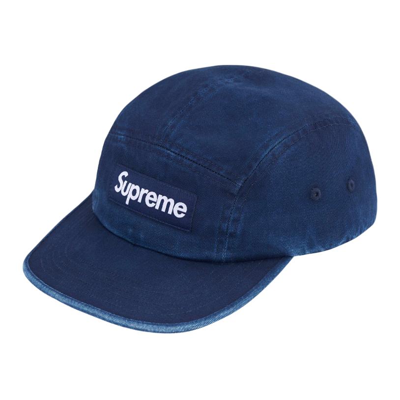 

Supreme Стираная чиносовая киперная кепка, Blue