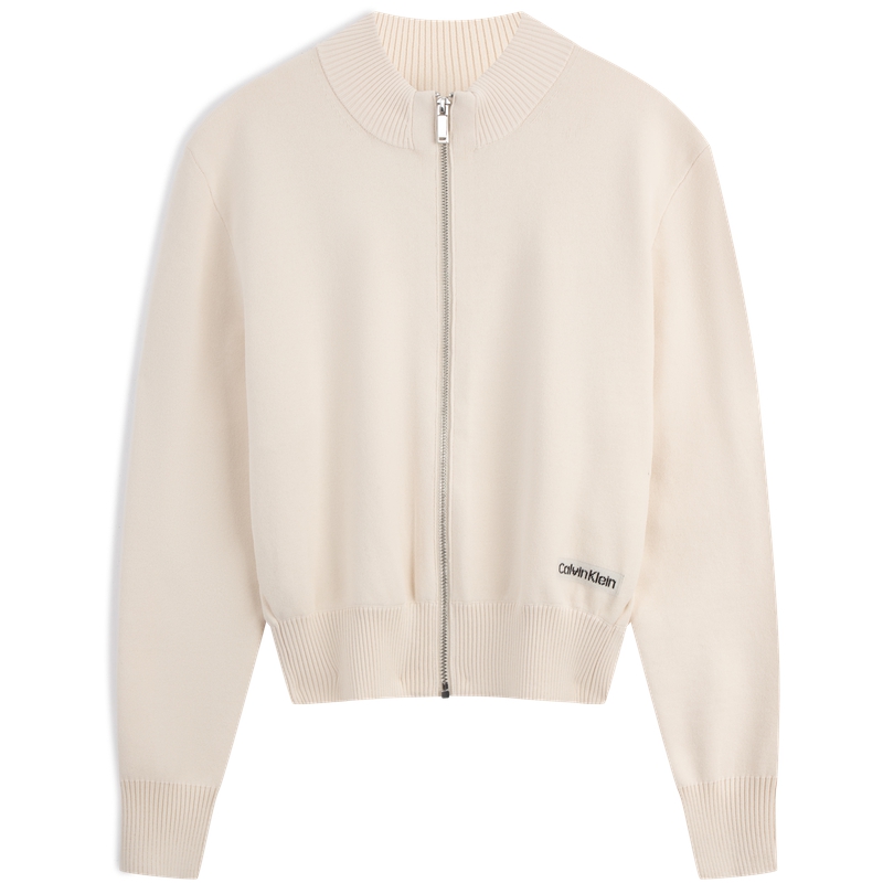 

SS25 Вязаный топ для женщин Calvin Klein, слоновая кость