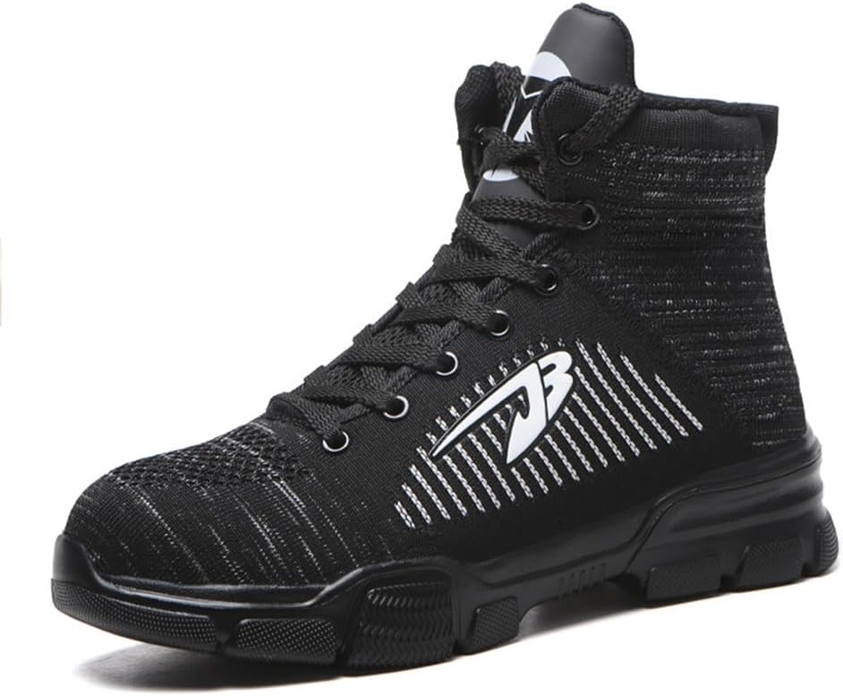 

Мужские защитные ботинки KYOESCAI с стальным носком, дышащие, прочные, с мягкой подошвой, противоскользящие, удобные кроссовки для промышленного строительства, серый