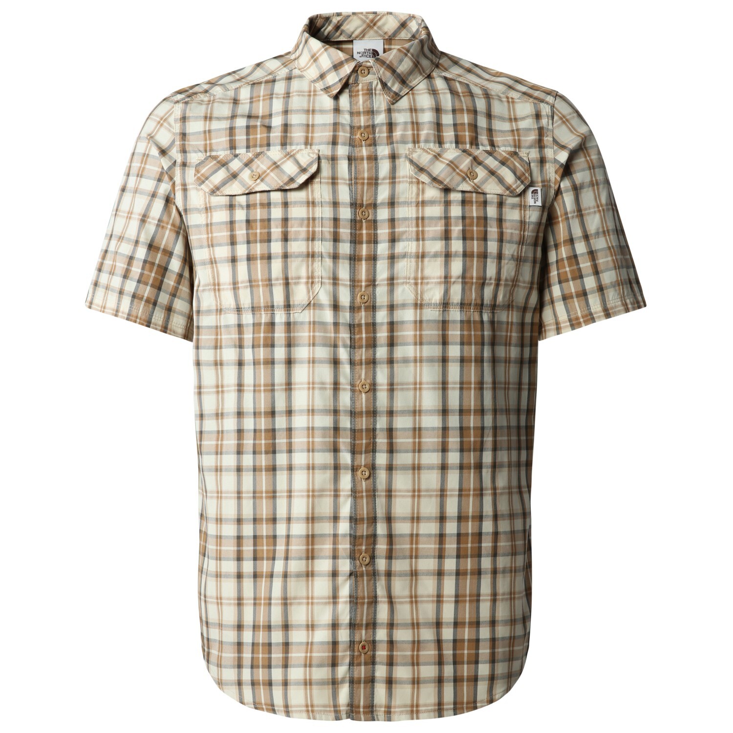 

Рубашка The North Face S/S Pine Knot Shirt, цвет Khaki Stone Plaid