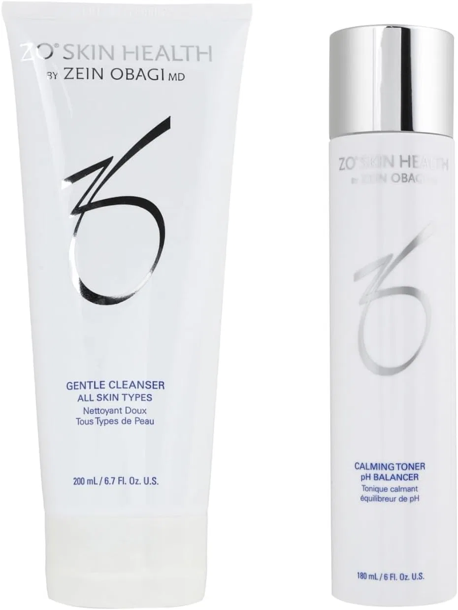 Набор для ухода за кожей Gentle Cleanser & Balancer ZO, 2 предмета, 200 мл + 180 мл