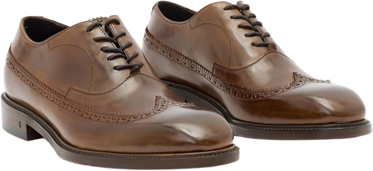 Мужские оксфорды John Varvatos Harrison Wingtip, Dark Ghurka — фото 2