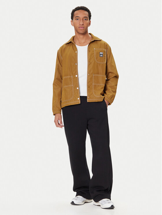 Демисезонная куртка regular fit Wabash JW0173 Adidas, коричневый — фото 2