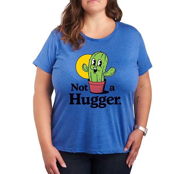 

Футболка с принтом "Plus not a hugger" Licensed Character, Heather Royal Blue, Синий, Футболка с принтом "Plus not a hugger" Licensed Character, Heather Royal Blue