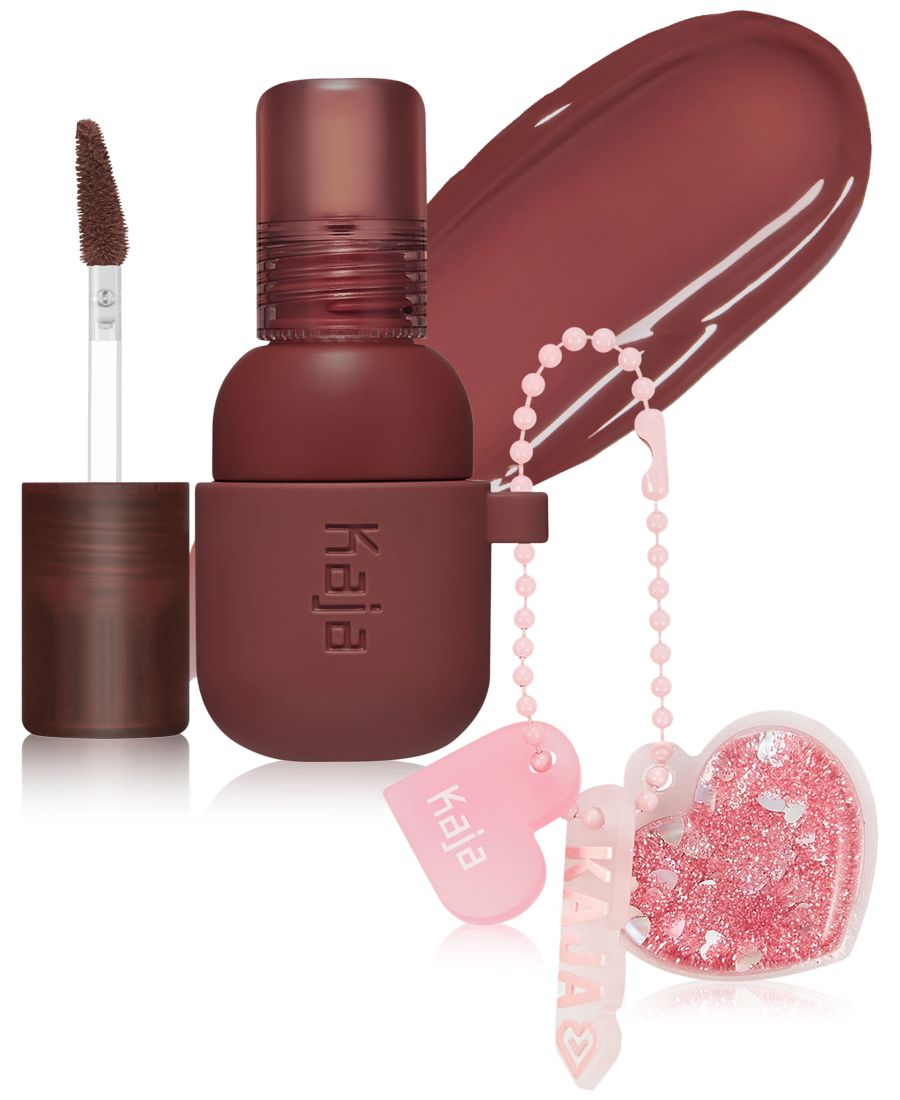 

Блестящая помада и румяна Jelly Charm с брелоком, 0,17 унции Kaja, цвет mocha glaze