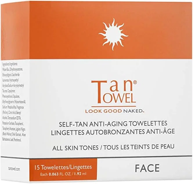 Салфетка для автозагара лица Tan Towel 15 шт