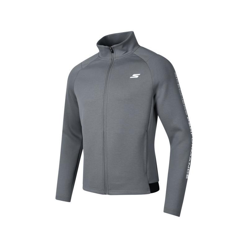 

Skechers Базовый спортивный жакет мужской спокойный серый, Tranquil Gray 00AV