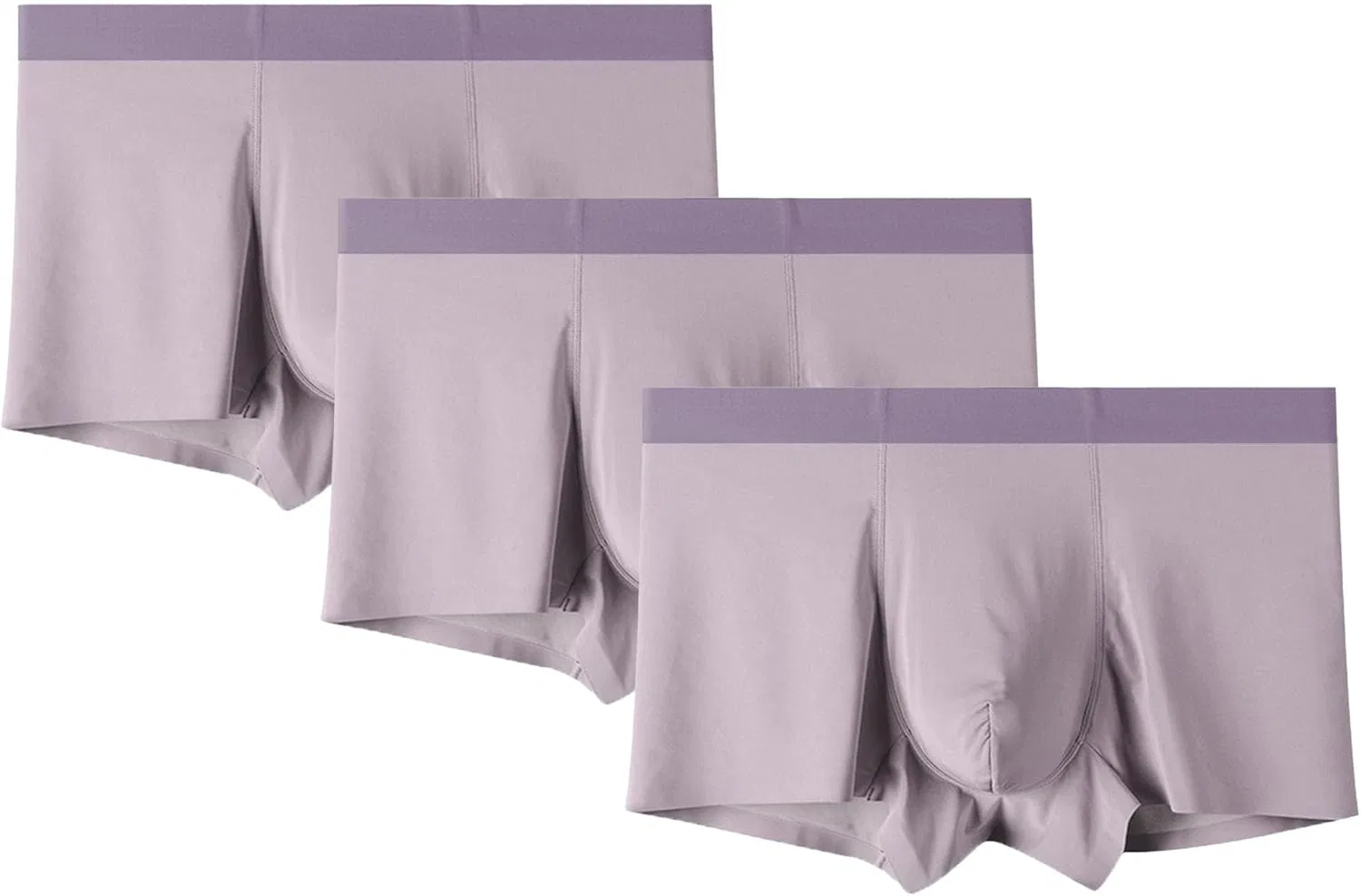 Боксеры шелковые Purple-3pc