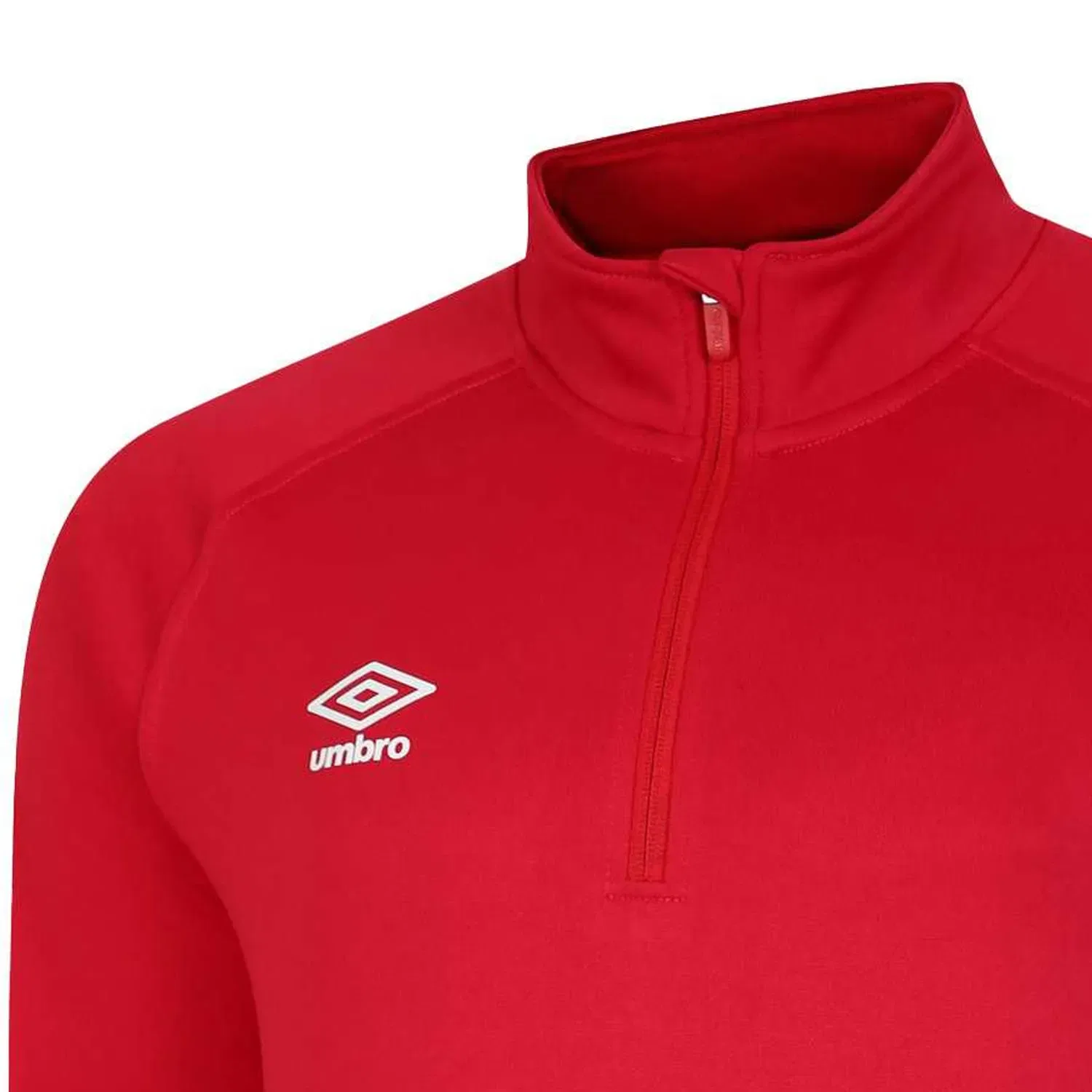 Куртка для мальчиков с четверть-застежкой Umbro, малиновый — фото 3