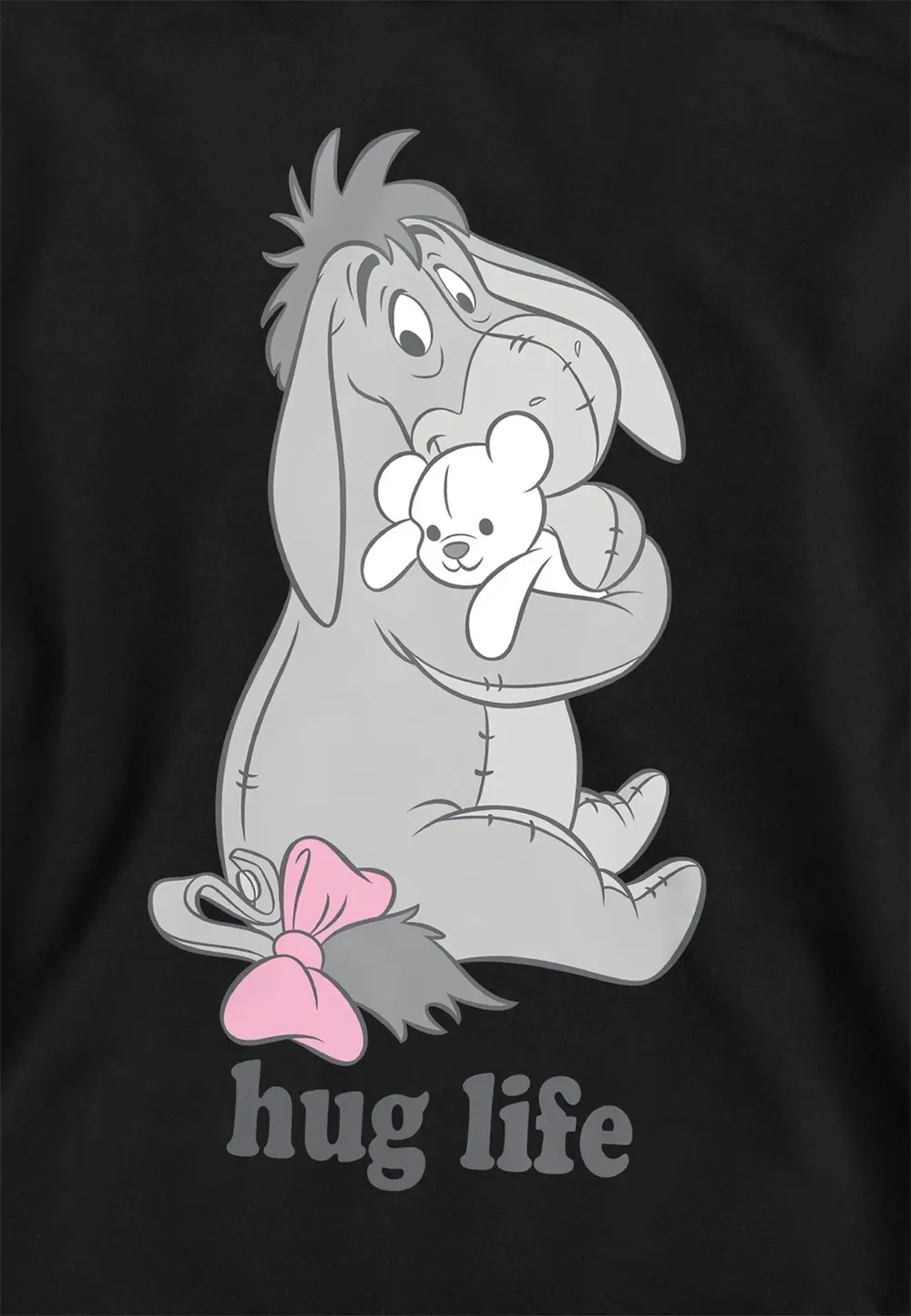 Детская худи Winnie the Pooh Eeyore, Disney, черный — фото 2