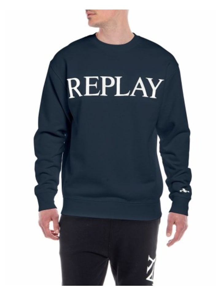 

Толстовка Replay Sweatshirt, синий