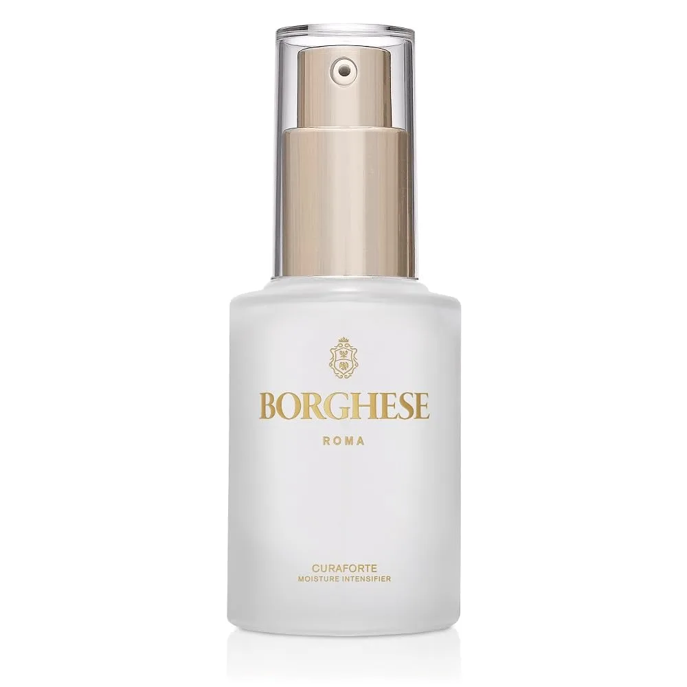 Увлажняющая сыворотка Borghese Curaforte Moisture Intensifier для выравнивания тона кожи и разглаживания мелких морщин, с гиалуроновой кислотой и коллагеном, подходит для всех типов кожи. Дорожный размер