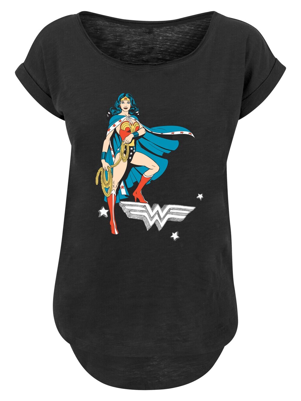 

Рубашка F4NT4STIC DC Comics Wonder Woman Standing, черный