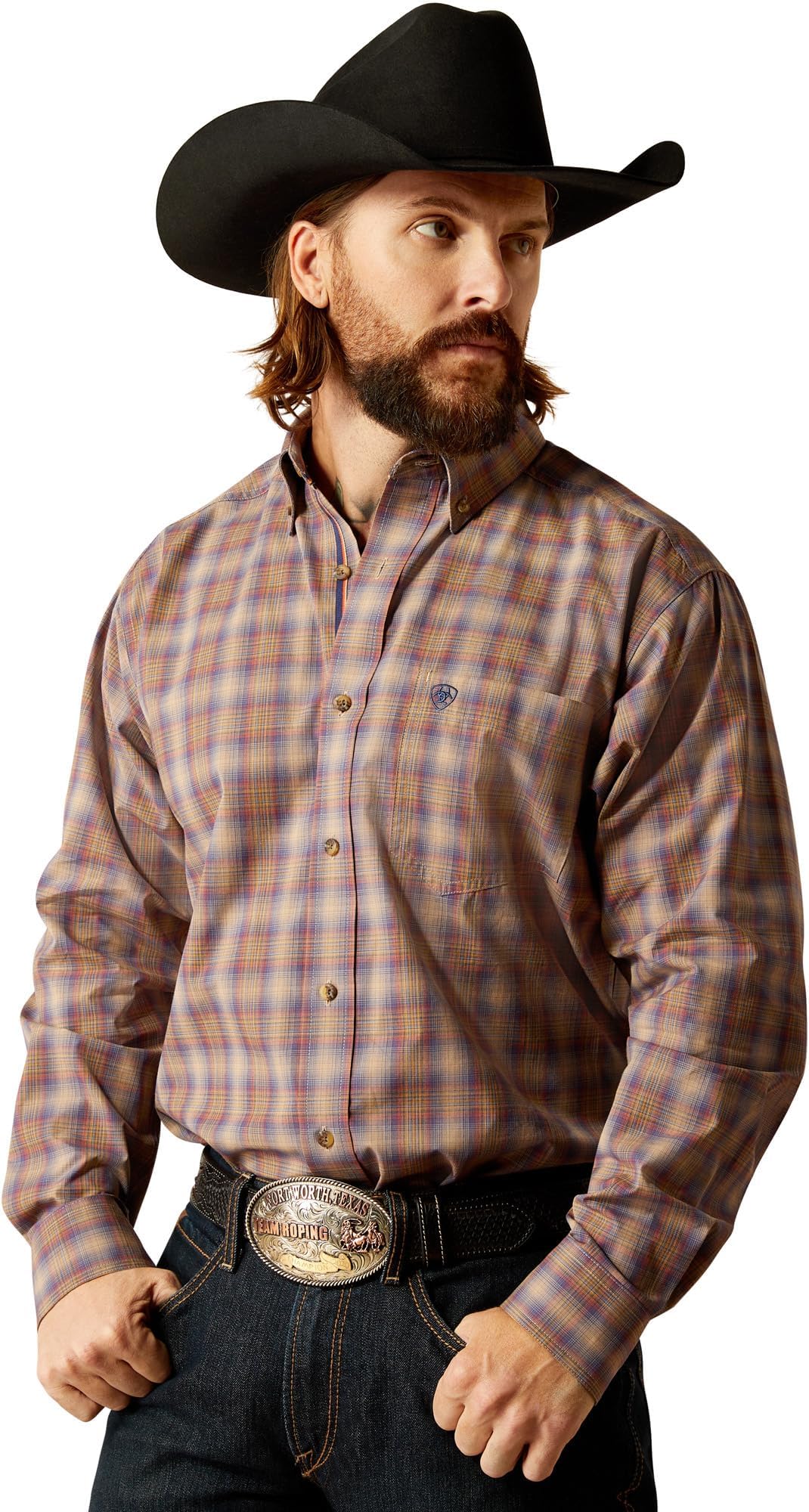 

Рубашка Ariat Pro Series Terry Classic Fit Shirt, цвет Dark Blue