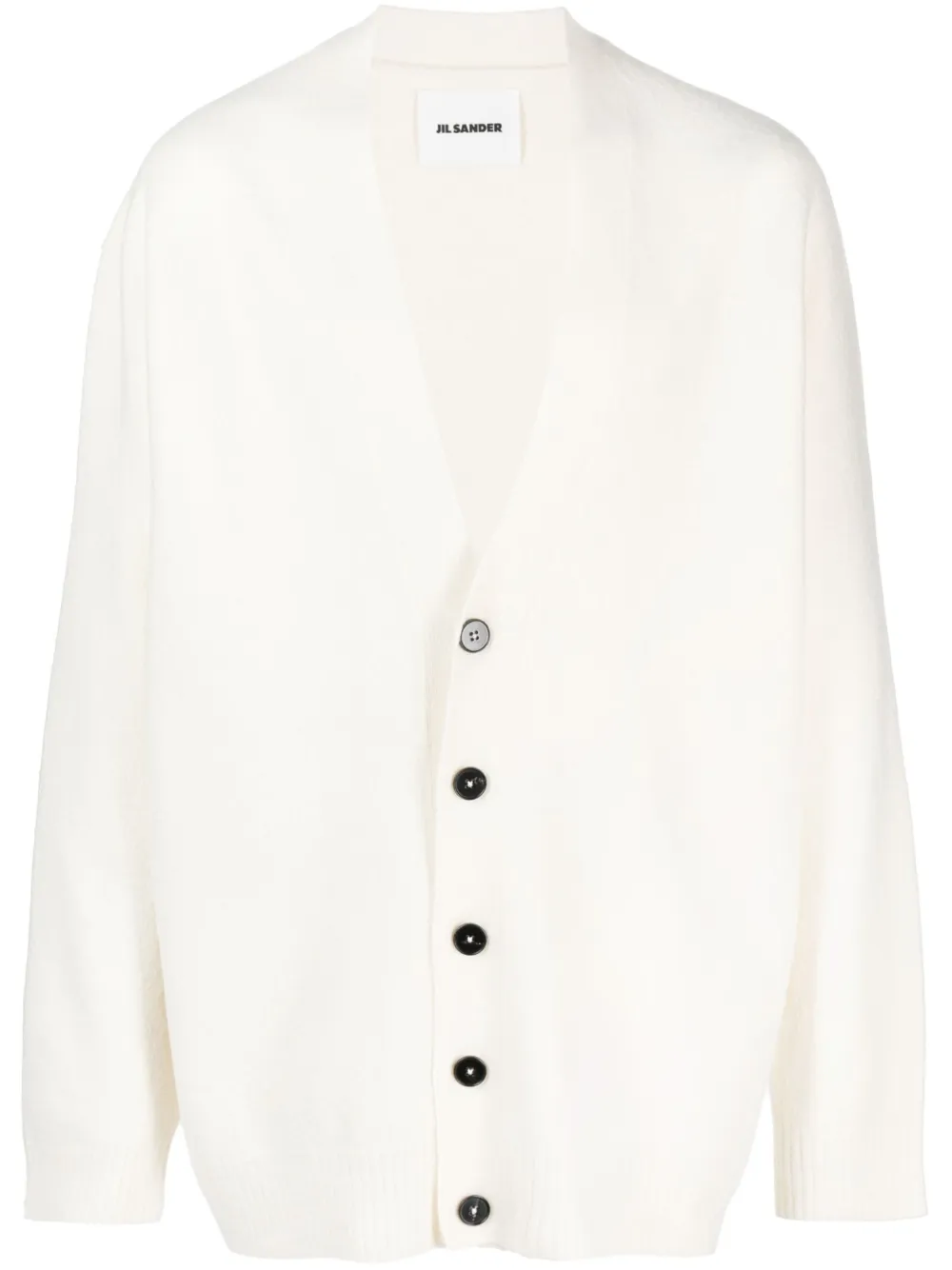 

Шерстяной кардиган на пуговицах JIL SANDER, нейтральный