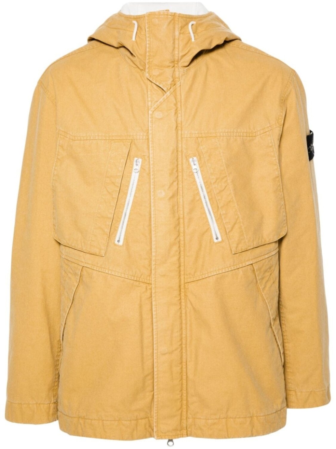 

Stone Island панама куртка с капюшоном, коричневый