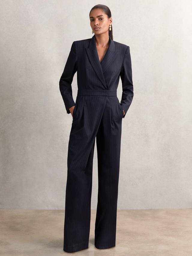 

Рода пиджачный комбинезон в полоску Reiss, Navy