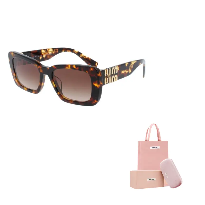 

MIU MIU Прямоугольные солнцезащитные очки женские Brown, Коричневый, MIU MIU Прямоугольные солнцезащитные очки женские Brown