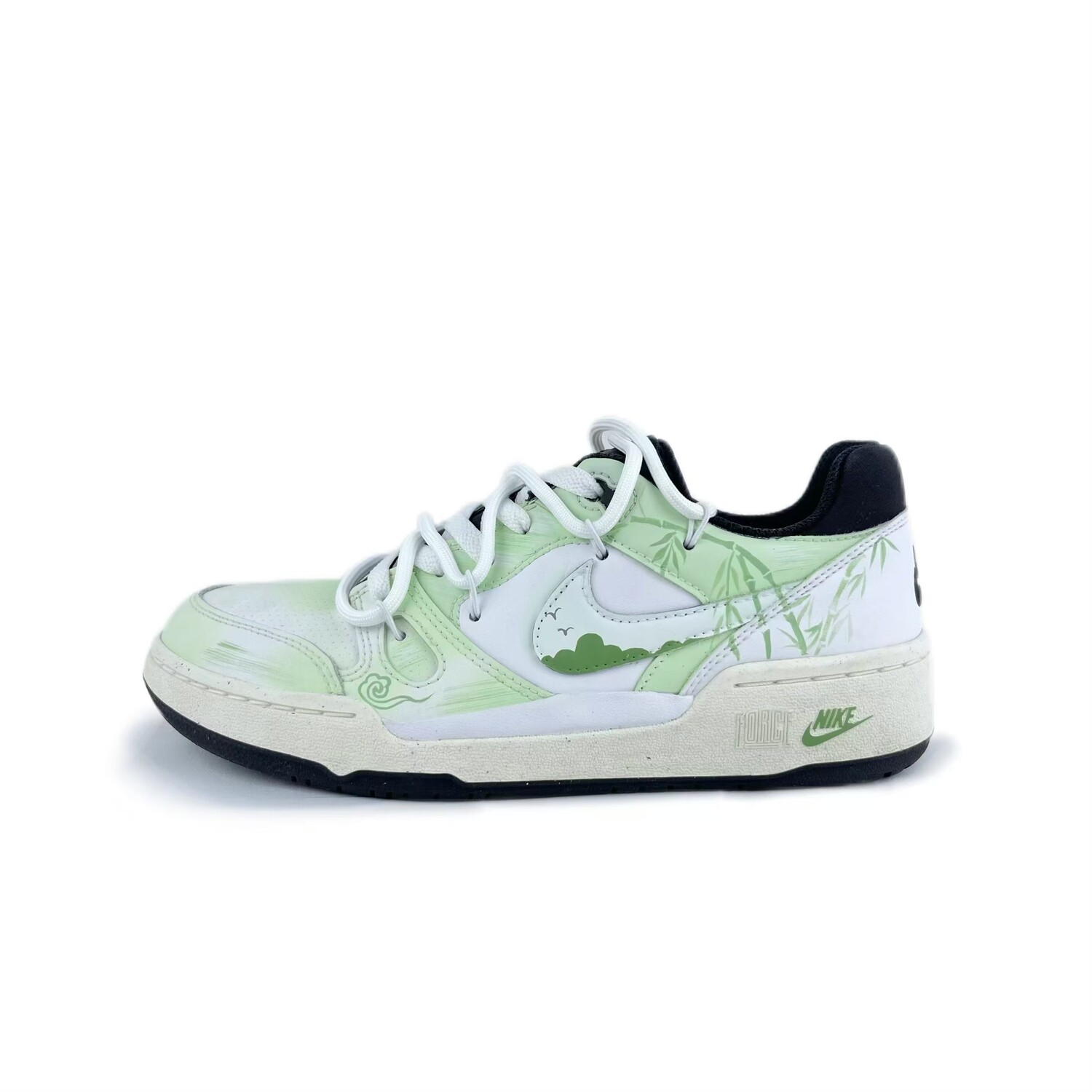 

Кроссовки Nike Full Force Skateboarding Shoes Men Low-top Turquoise, зеленый