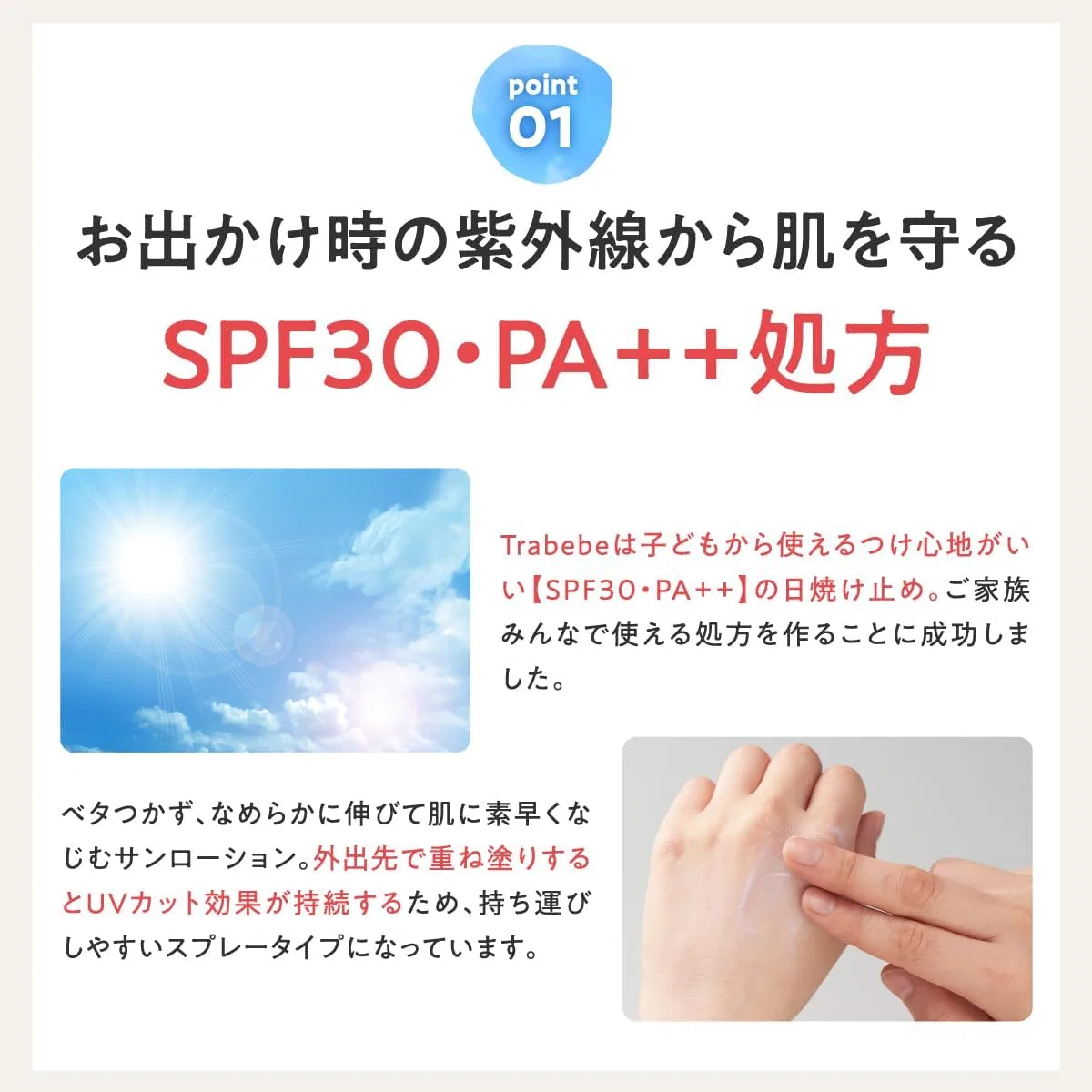 Солнцезащитный спрей для детей SPF 30 PA++ Toaniere Trabebe 60 мл Towa S2 Ale — фото 4