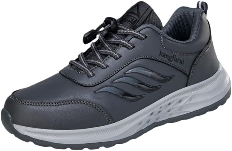 

Модные мужские спортивные кроссовки - удобные, мягкие, легкие, повседневные кроссовки - подходят для ежедневного использования или работы Hoalox, серый