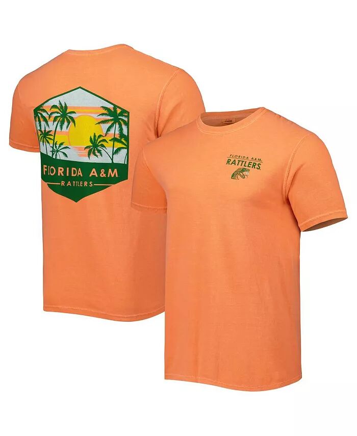 

Мужская оранжевая футболка Florida A&M Rattlers Landscape Shield Image One