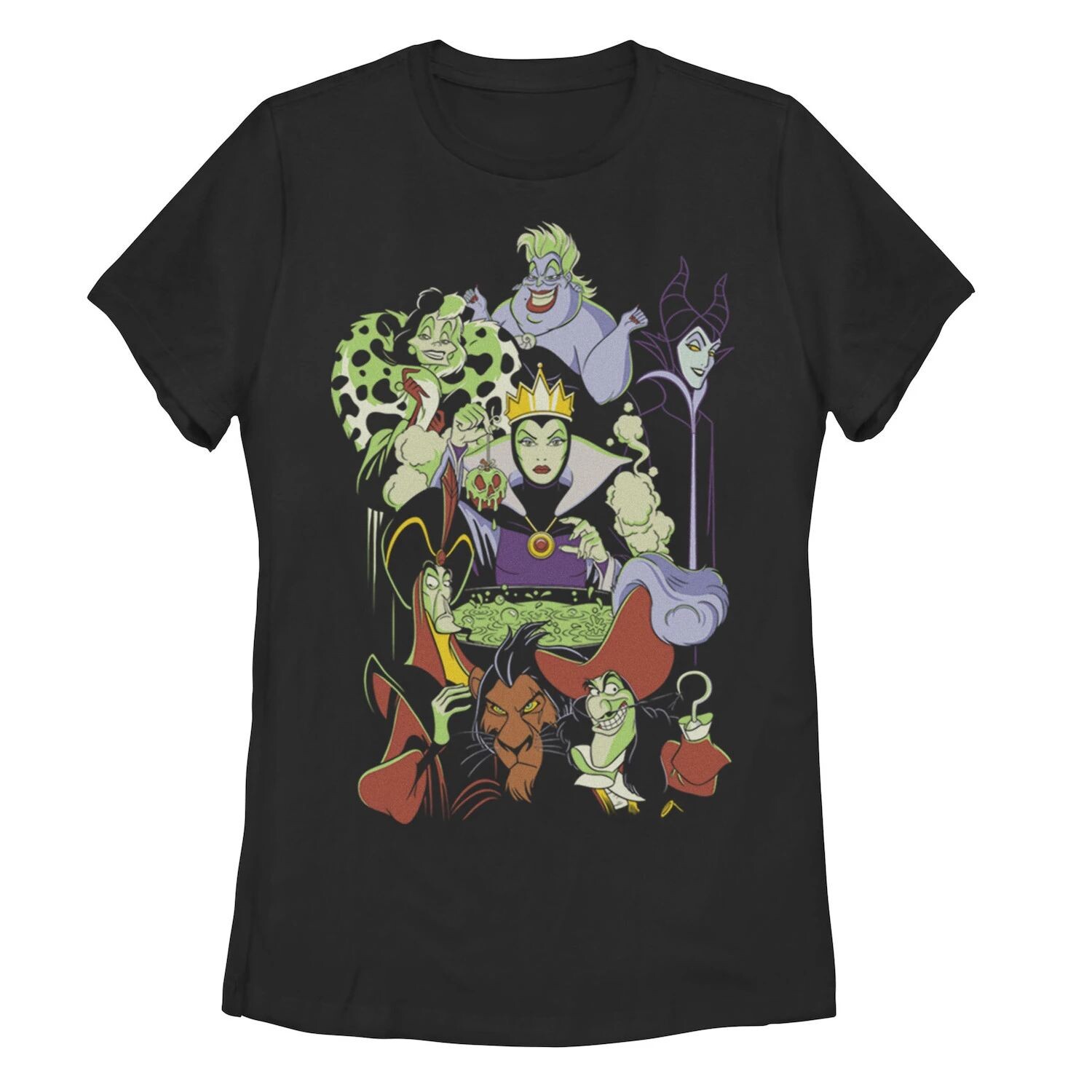 

Футболка с графическим изображением Disney Villains Cauldron Group для юниоров Licensed Character