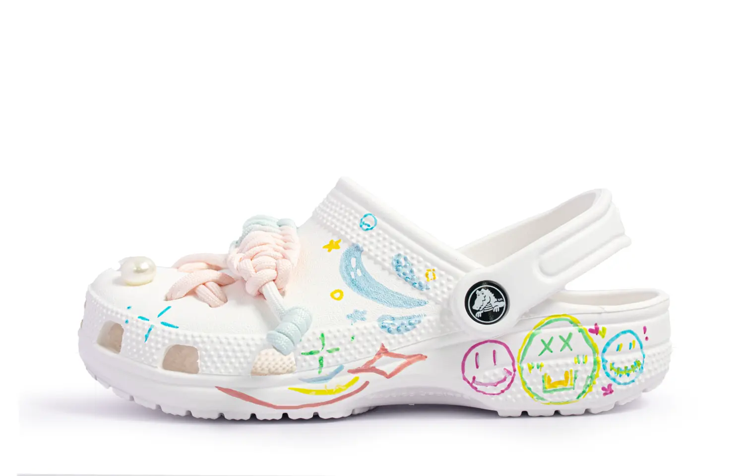Crocs Классические сабо Боба Клубника унисекс белые
