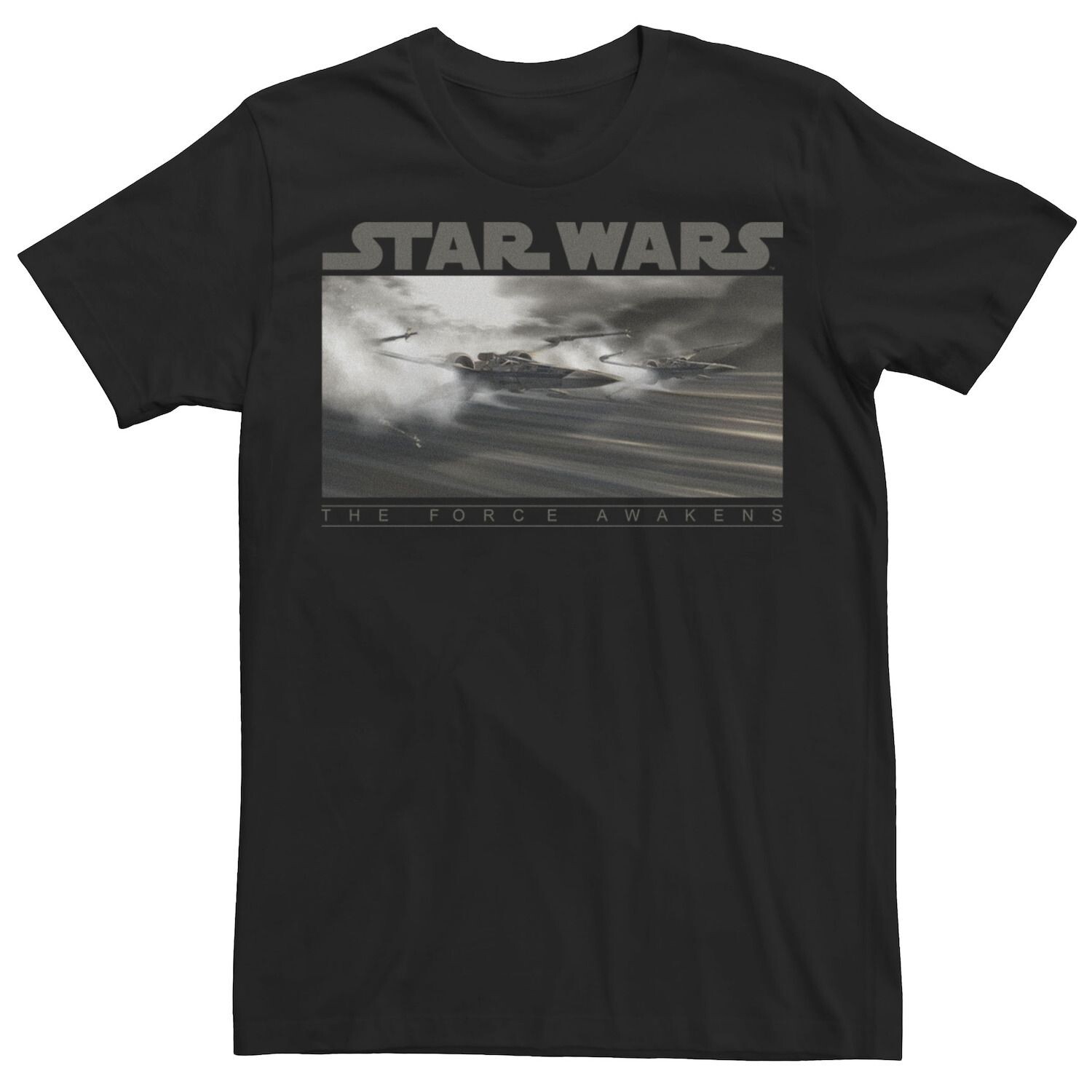 

Мужская футболка с плакатом The Force Awakens X-Wing Star Wars