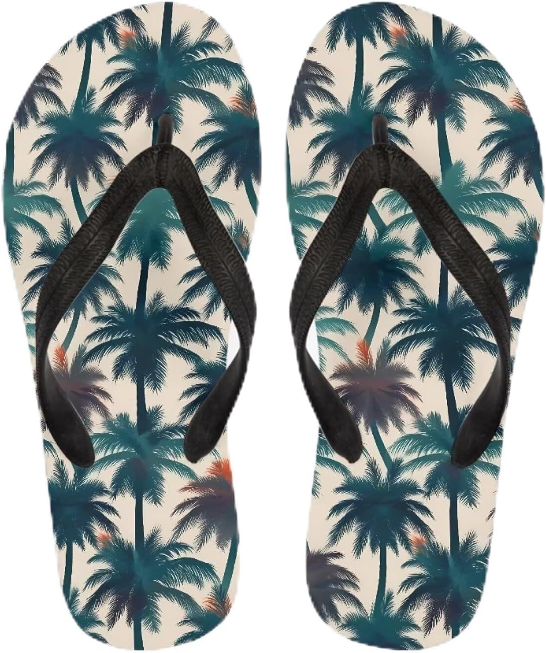 

Женские сандалии Semiouray Sunset с ремешком между пальцев, классические мужские шлепанцы с черепом, тай-дай, мягкие, удобные, унисекс, Tropical Coconut Tree