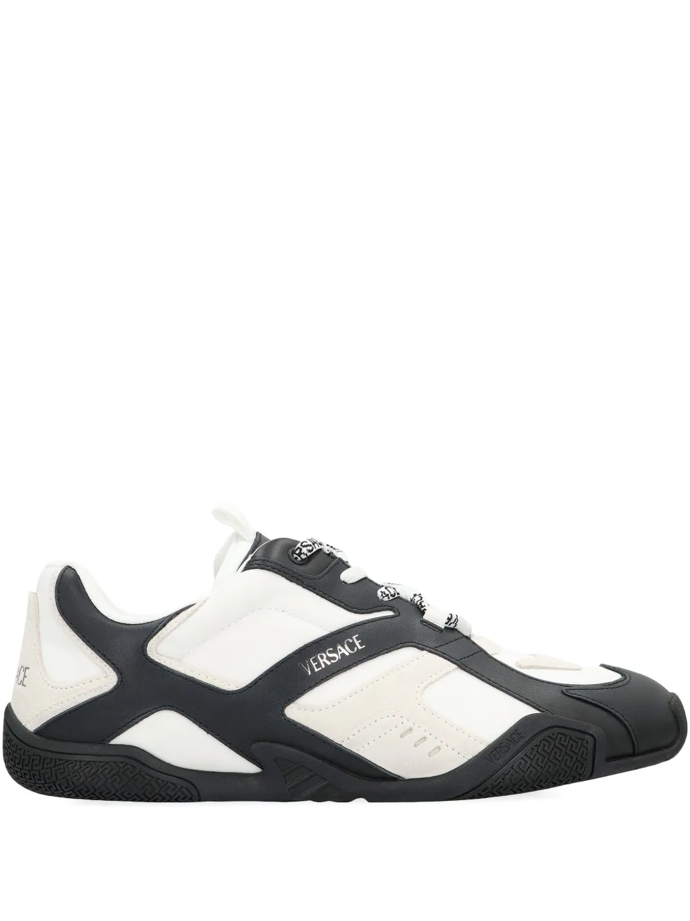 

Кроссовки Galaxia с панельным дизайном от дизайнера Versace, белый