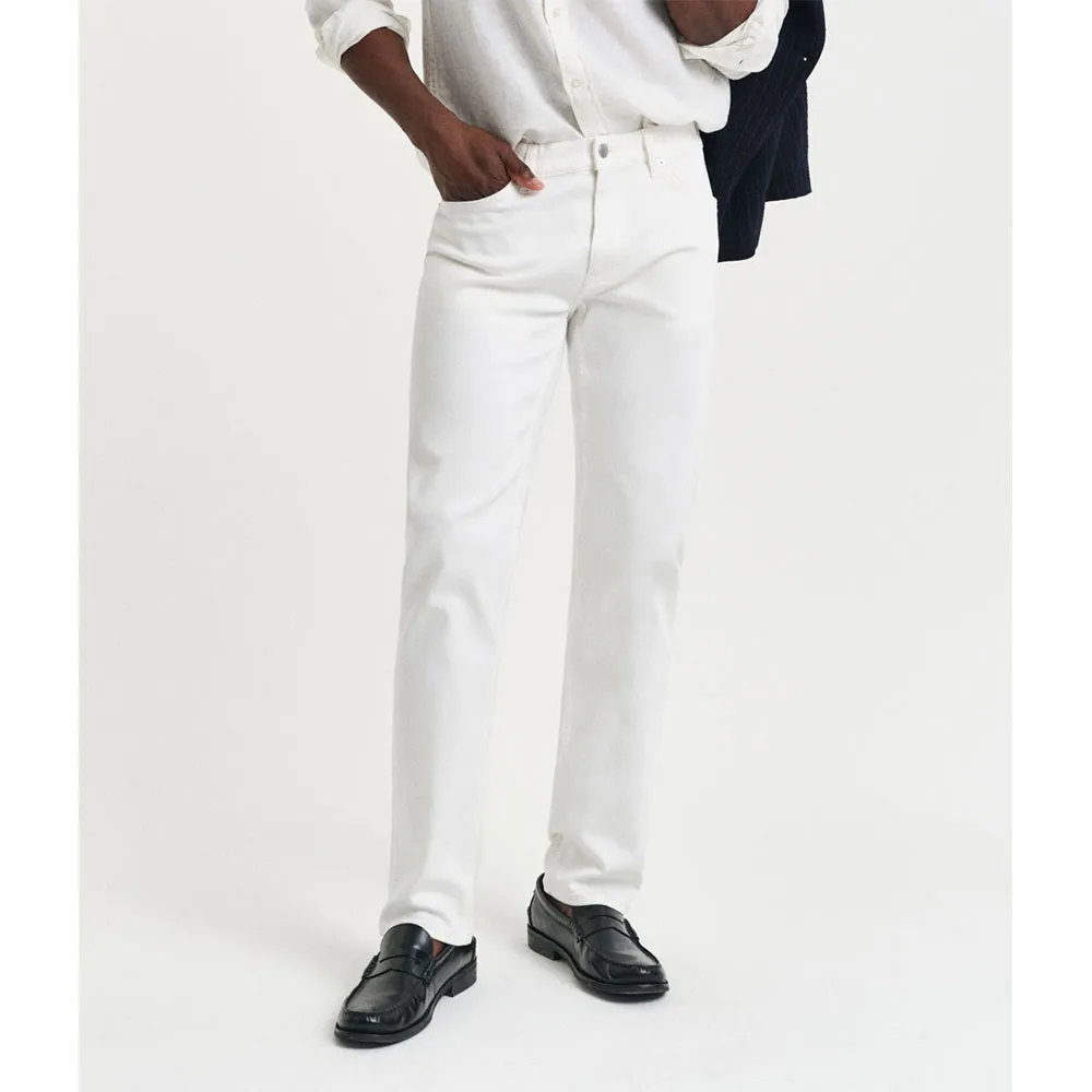 

Джинсы Gant белый Regular Fit jeans, белый