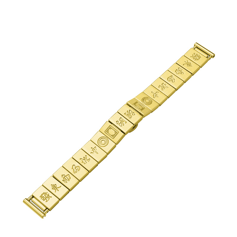 

Ремешок Huawei Millet Samsung Garmin COROS, совместимый со сталью Yu Qing, All 10,000-gold