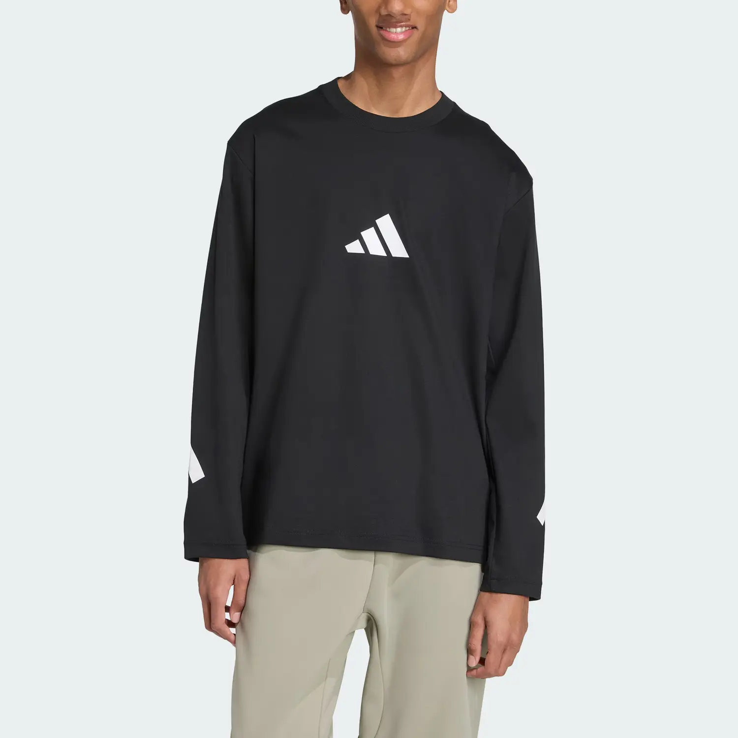 Футболка True Healing Series TOP мужская Adidas, черно-белый — фото 2