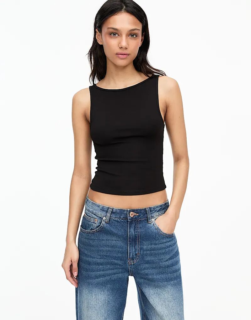 

Набор из 3 маек Pull&Bear цвета охры