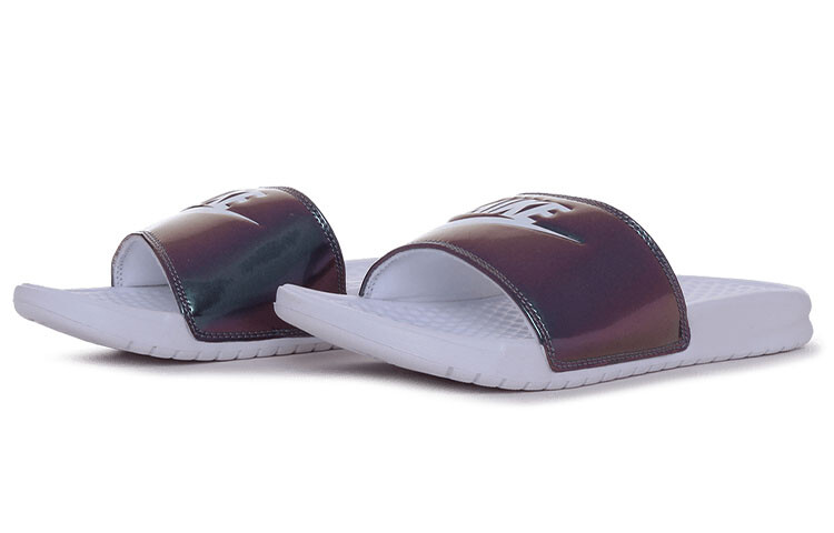 

Шлепанцы и сланцы Nike Benassi Jdi Print 'Purple White' Women's