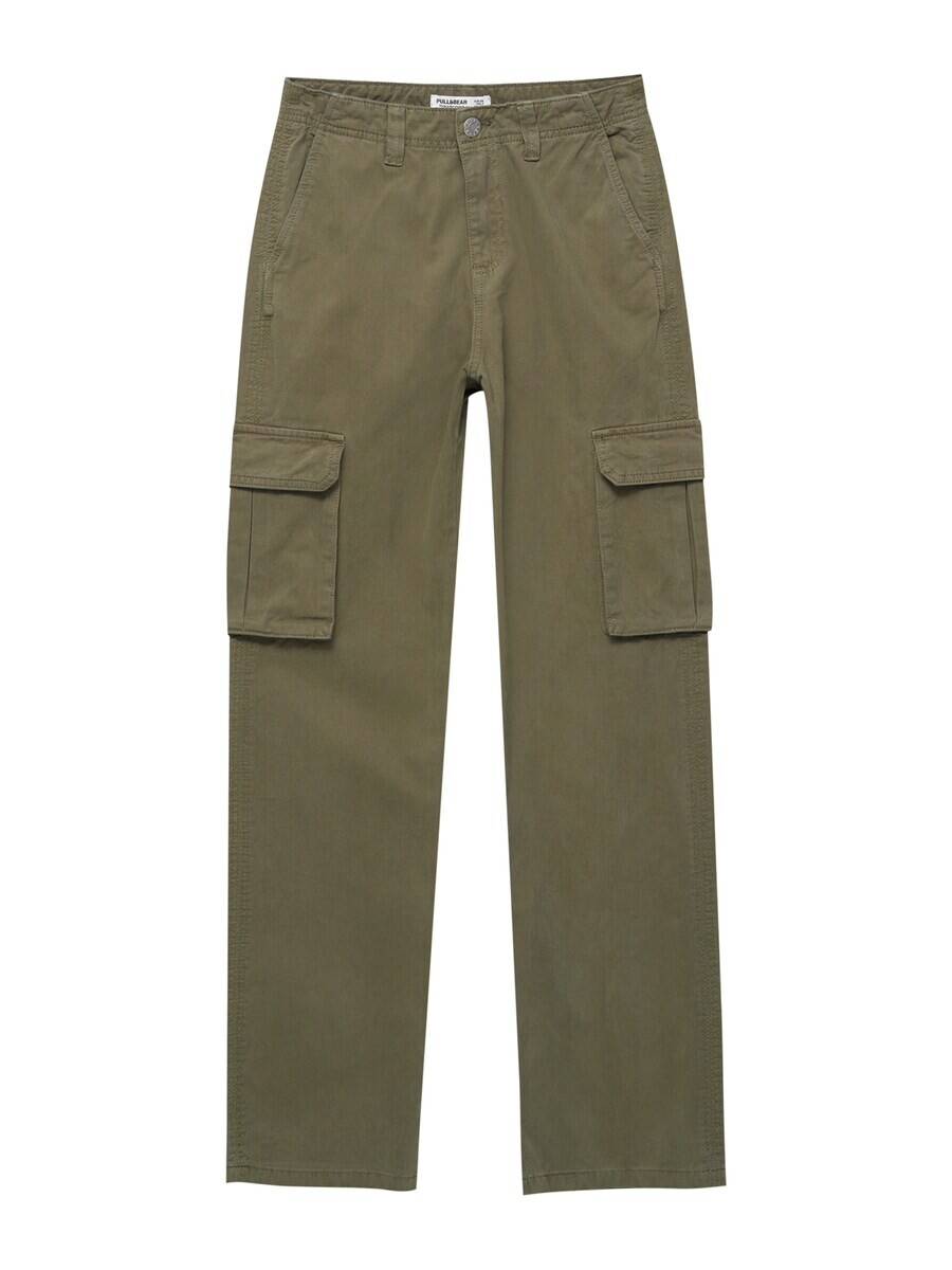 

Брюки карго Pull&Bear, оливковый