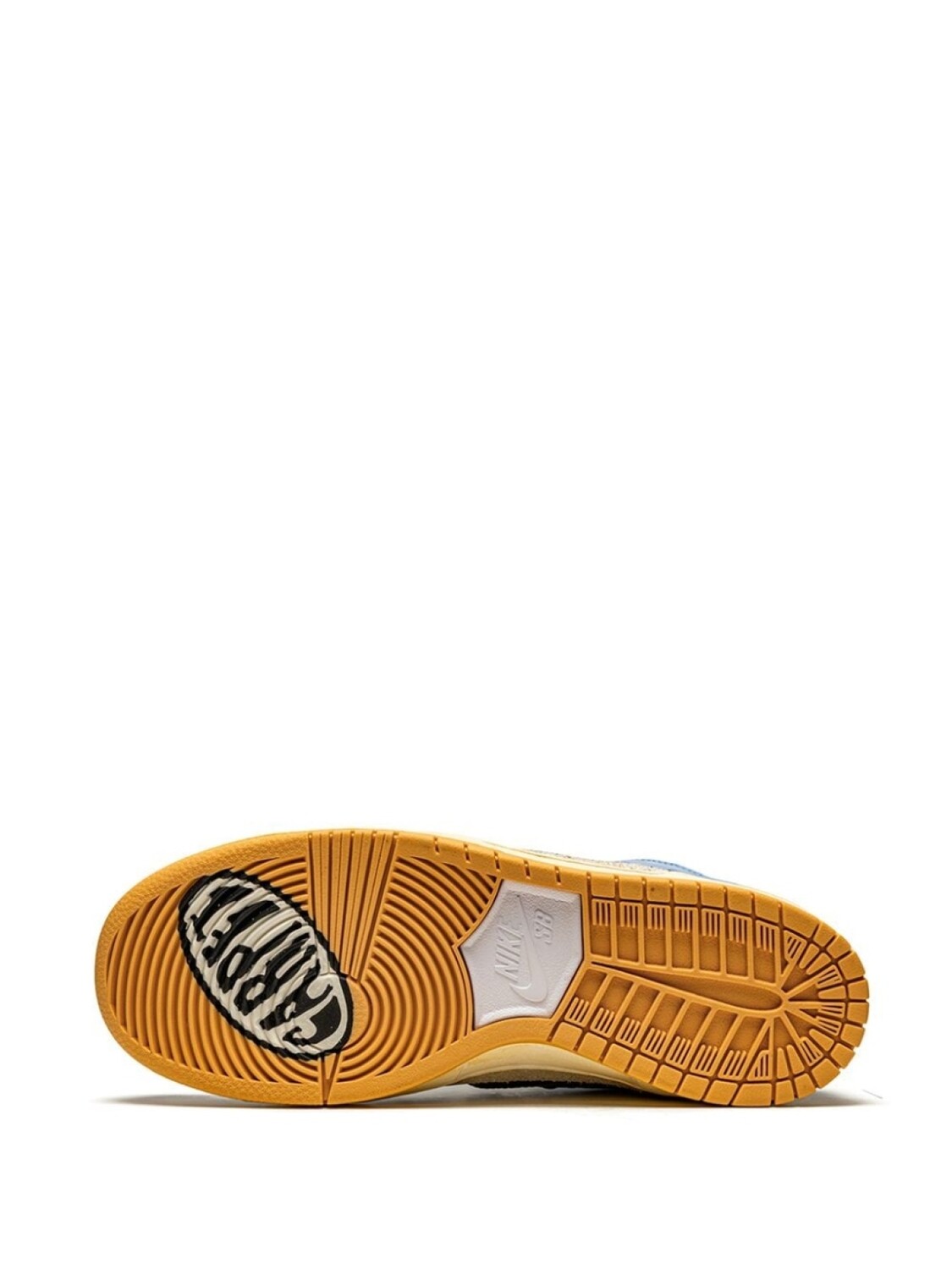 Высокие кроссовки SB Dunk Nike, белый — фото 4