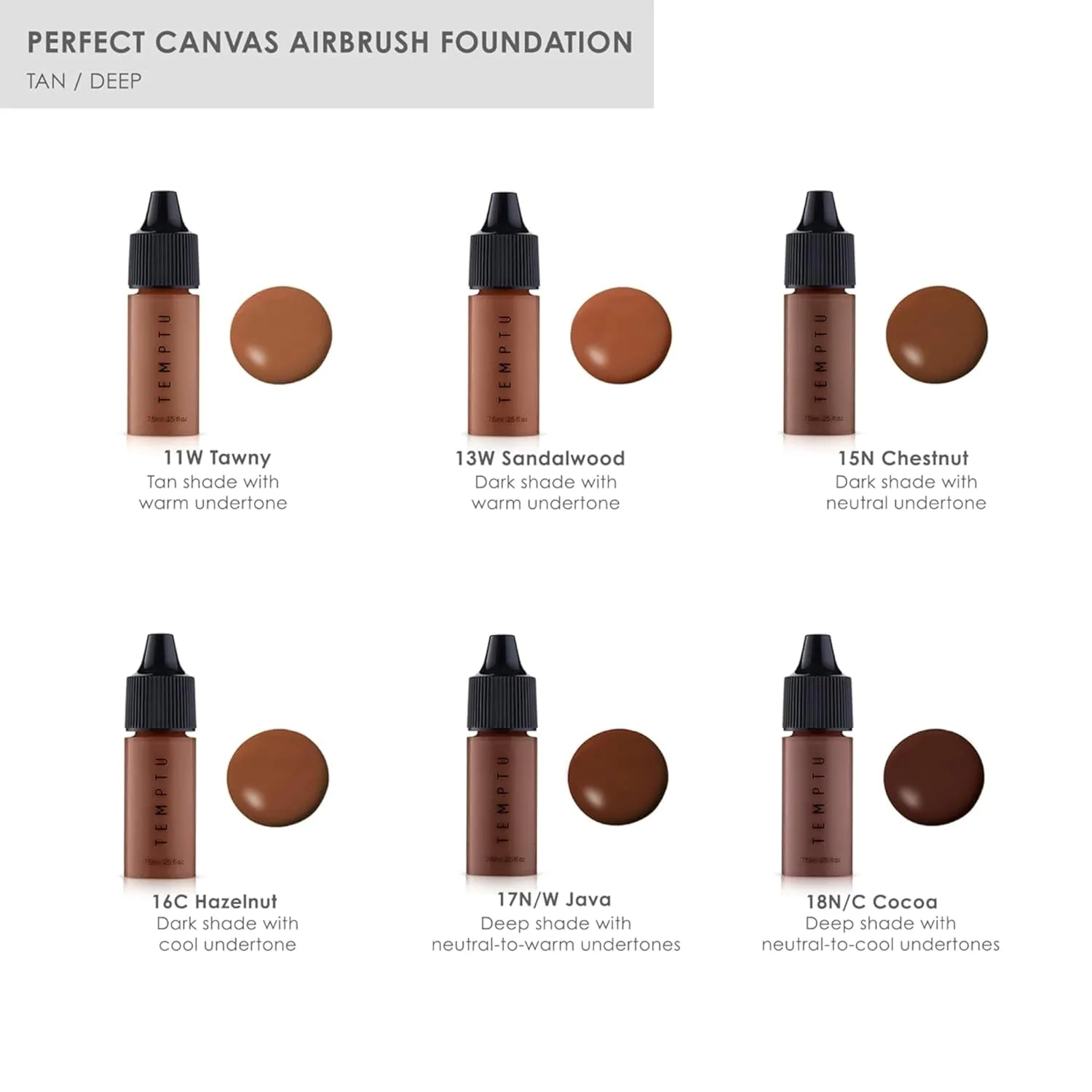 Стартовый набор для нанесения тональной основы TEMPTU Perfect Canvas Hydra Lock Airbrush Foundation Starter Set, Tan/Deep и комплект из 3 картриджей для Airpod Pro. — фото 2