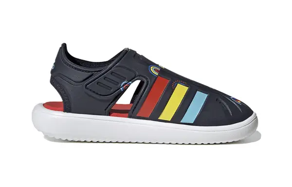 Кроссовки летние закрытые носки водные сандалии j Adidas, черный — фото 2