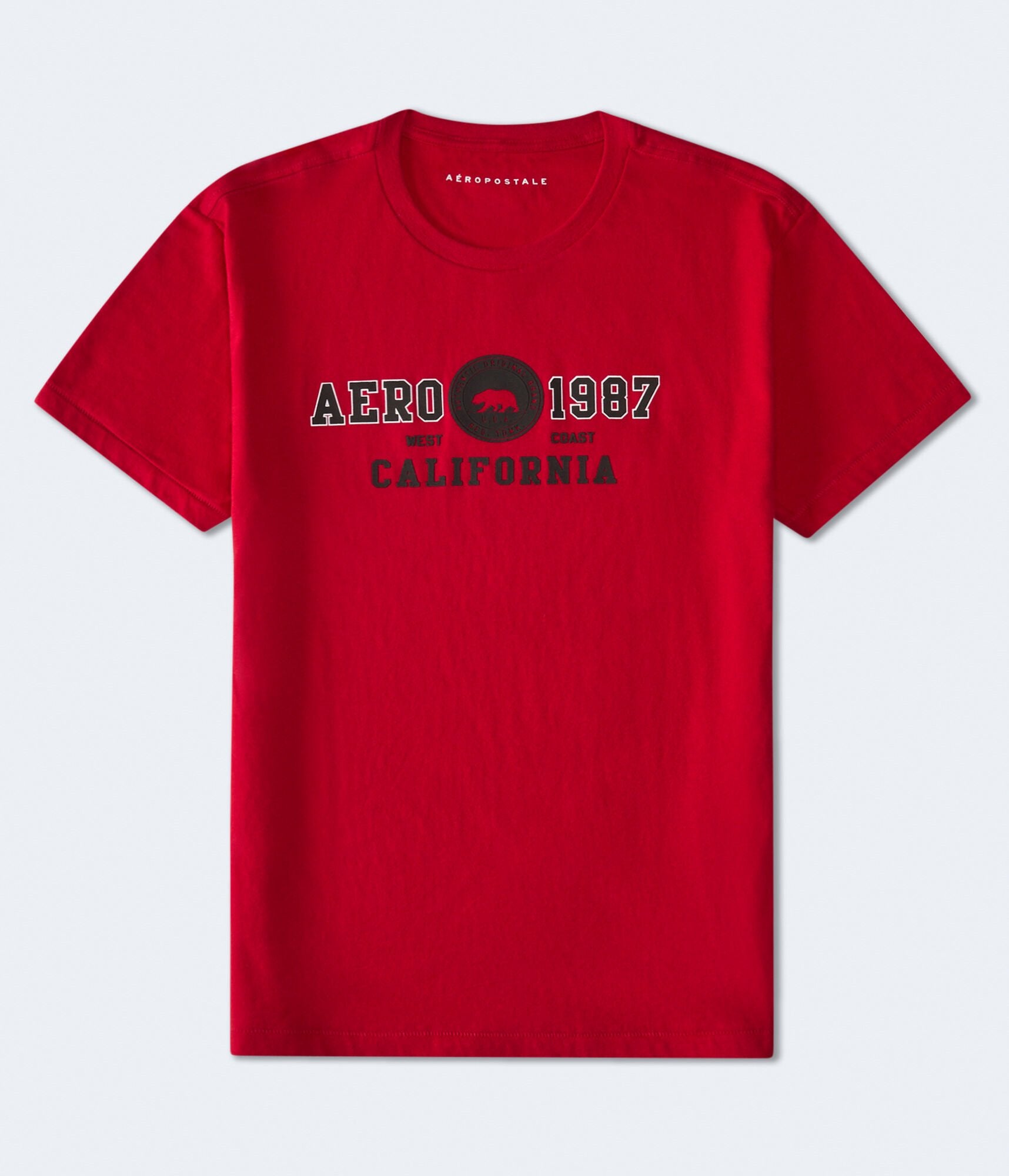 

Футболка Aeropostale 1987 Cali Bear Graphic, красный