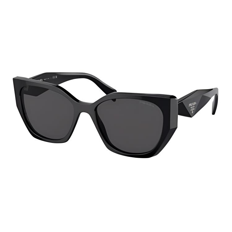 

PRADA Солнцезащитные очки нестандартной формы, женские, черные