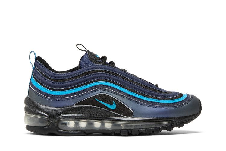 Кроссовки Nike Air Max 97 SE GS 'Blackened Blue', синий — фото 2