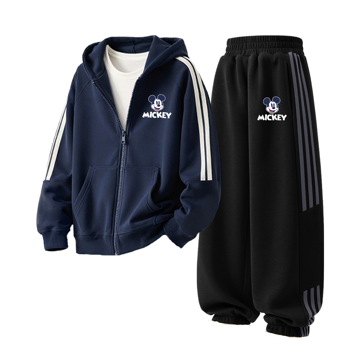 

Детская повседневная спортивная одежда Disney, черный